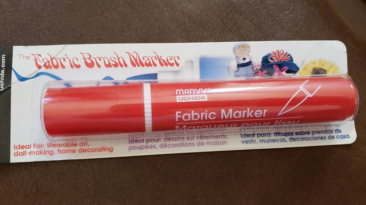Uchida 722-C-2 Marvy Fabric Brush Point Marker, Red | Repsol13 F26 Corvette C7