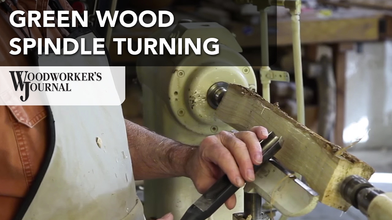 Spindle Turning Green Wood | How to Split the Wood and Turn Spindles