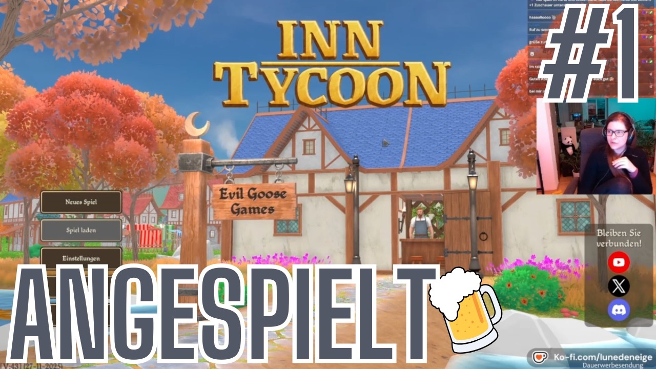 🍻Wir testen Inn Tycoon! Dankeschön, Keymailer💛 Part 1🍻