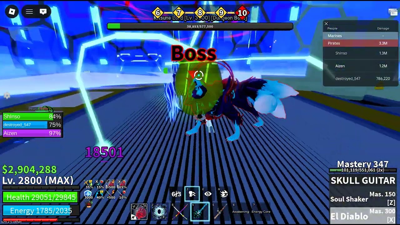 Completing a Dungeon raid