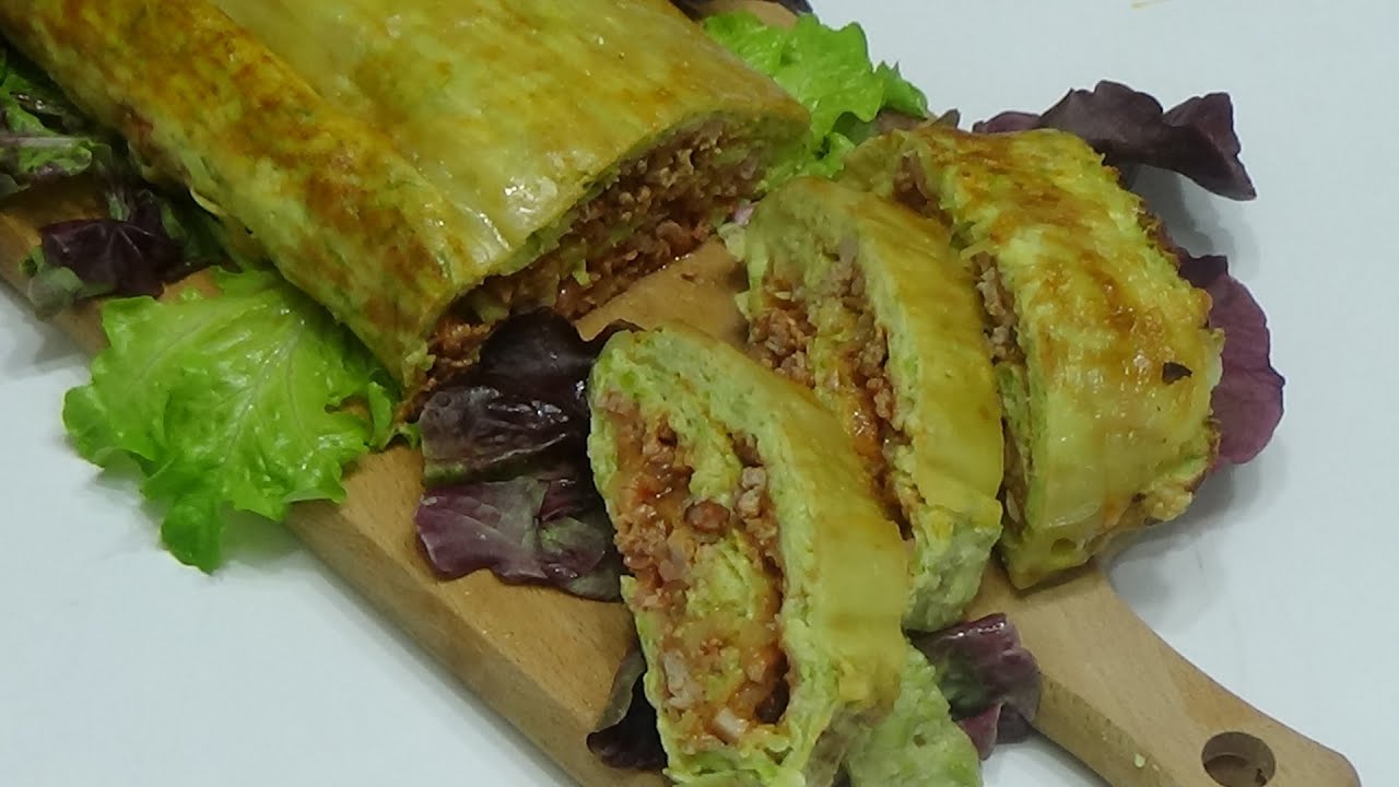 HIT! TIKVICE I ŠAKA MESA/Savršeni rolat drugačiji od uobičajnog! Ližu se prsti i svi traže recept👍💯%