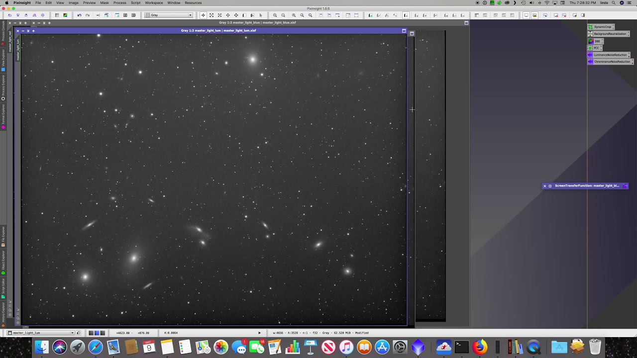 PixInsight Processing: Markarian's Chain & M87
