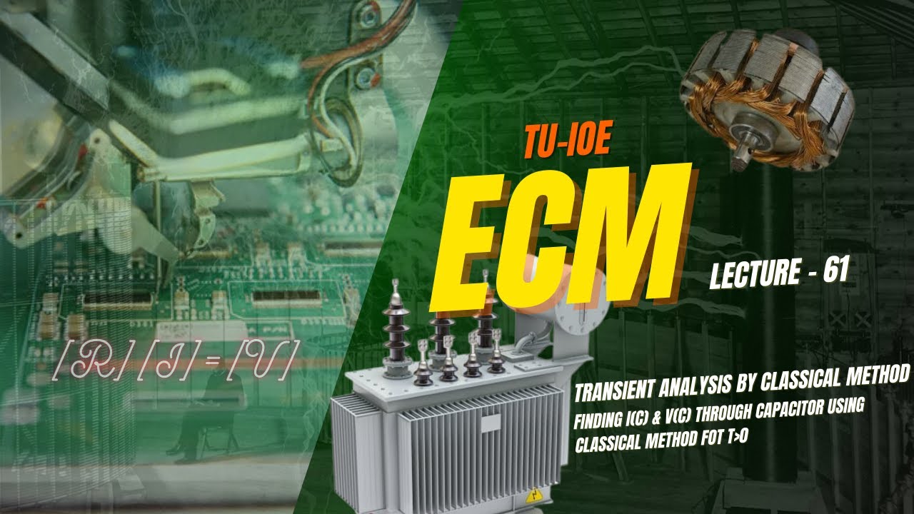L61 | Num 7 | Energized RLC excited with DC Source | Classical Method | ECM | TU-IOE
