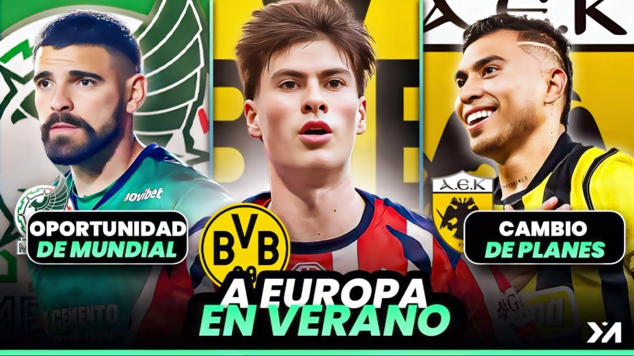 Dortmund va en serio por Hormiga González; Malagón fuera del Mundial; Orbelín con nuevo futuro