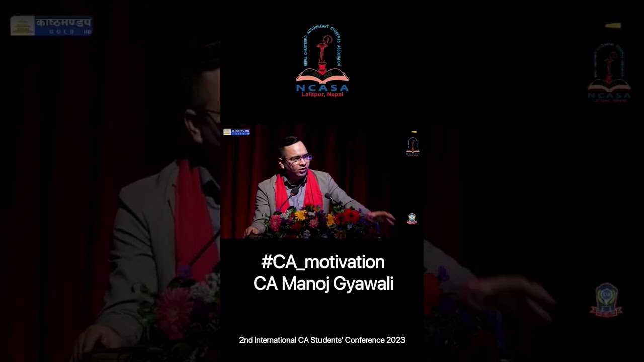 Motivational Speech by CA Manoj Gyawali