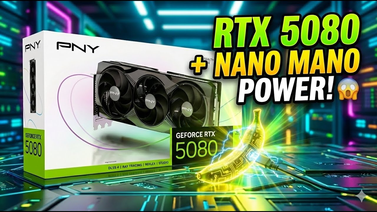 PNY | GEFORCE RTX 5080 | 16 GB GDDR7 | STEALTH MODE | OC OVERCLOCKED | Unboxing Video 4K | #PNY