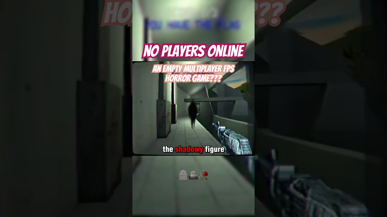 No Players Online 🪦🪨🥀 The Disturbing Empty Multiplayer Game #gaming #horror #horrorgame #ytshorts