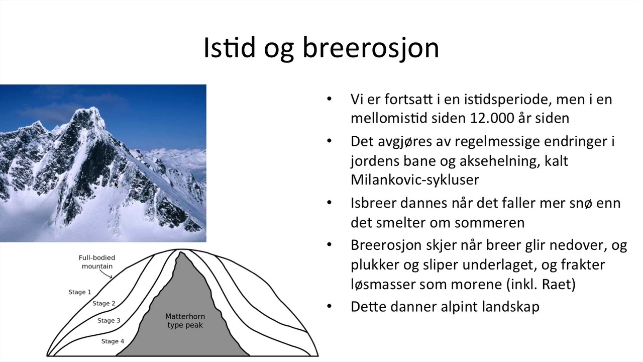 Geografi - Den geologiske formingen av landskap