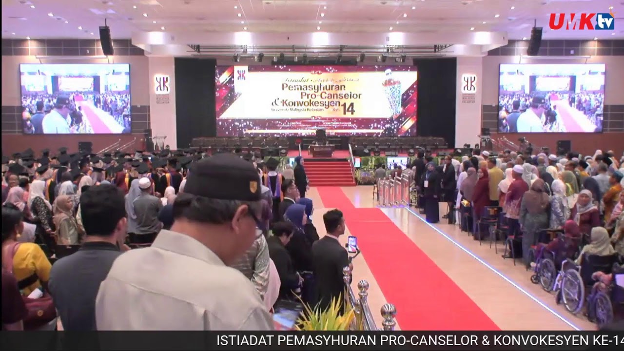 ISTIADAT PEMASYHURAN PRO-CANSELOR & KONVOKESYEN KE-14, UNIVERSITI MALAYSIA KELANTAN (UMK), 2024.