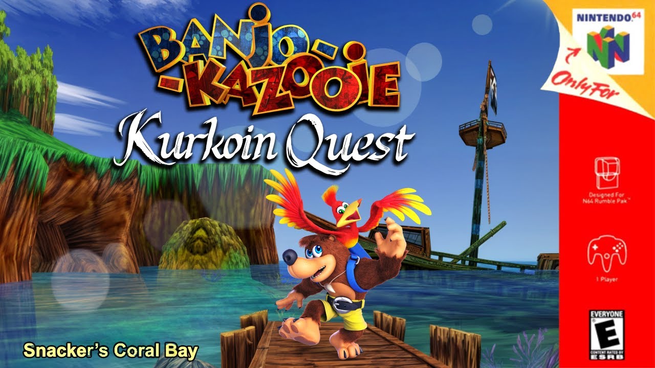 Banjo-Kazooie: Kurkoin Quest - Snacker's Coral Bay [N64] Hack (2022)