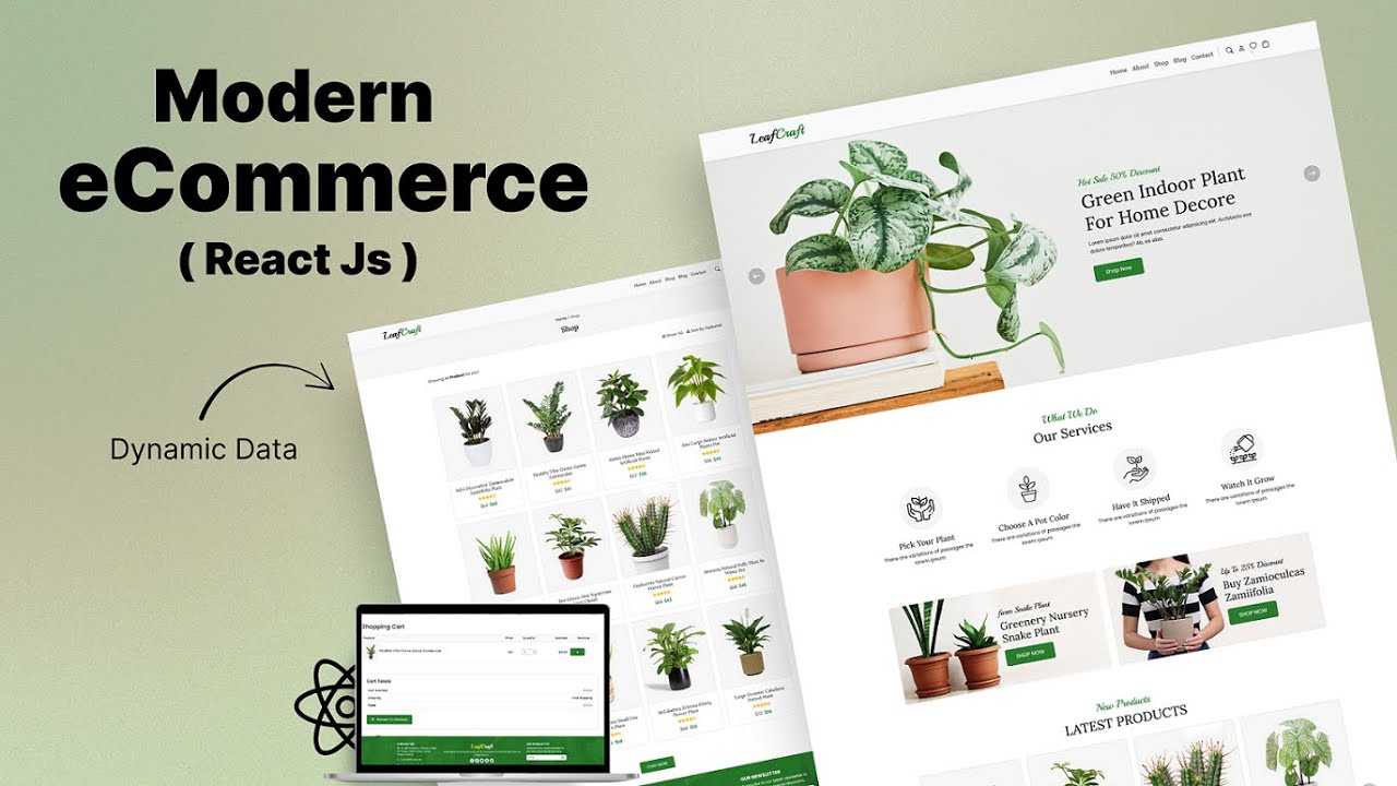 Beginner project - How to make a fully functional React eCommerce from scratch