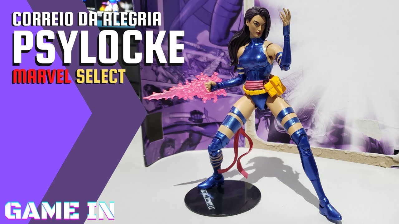 Psylocke | Marvel Select Action figure unboxing e review em português
