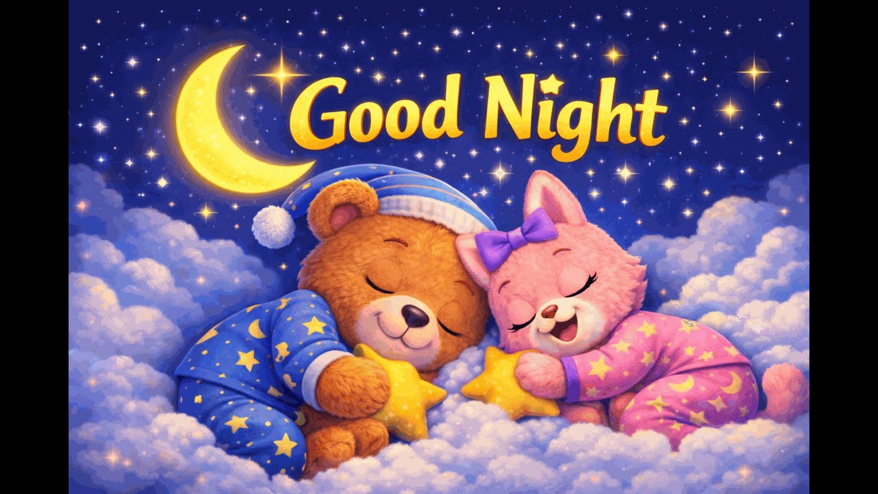 Good Night Song 🌙 | Jojo & Kiki Bedtime Lullaby for Kids