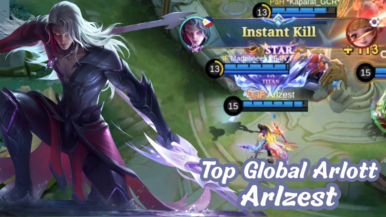 Top Global 2 Arlott - Arlzest - Mobile Legends Emblem, Build and Gameplay