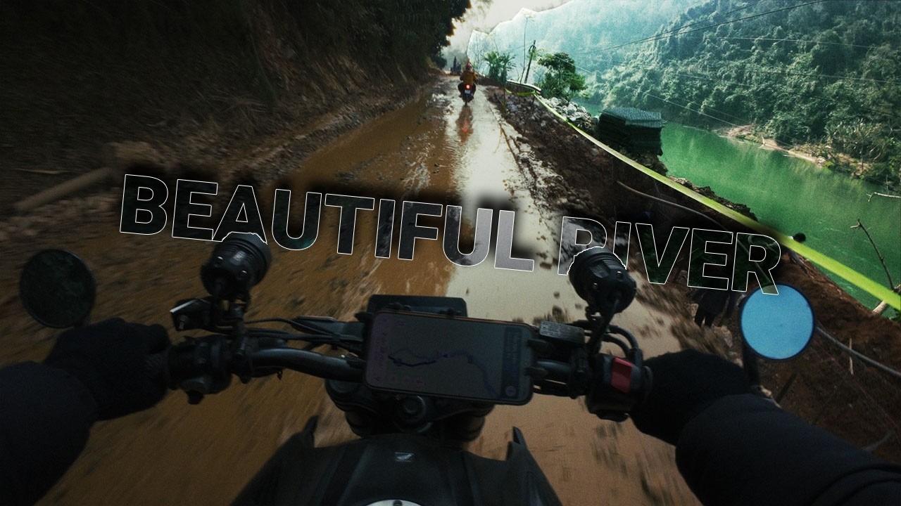 POV Riding Along Lo River | Ha Giang Loop Vietnam 4K