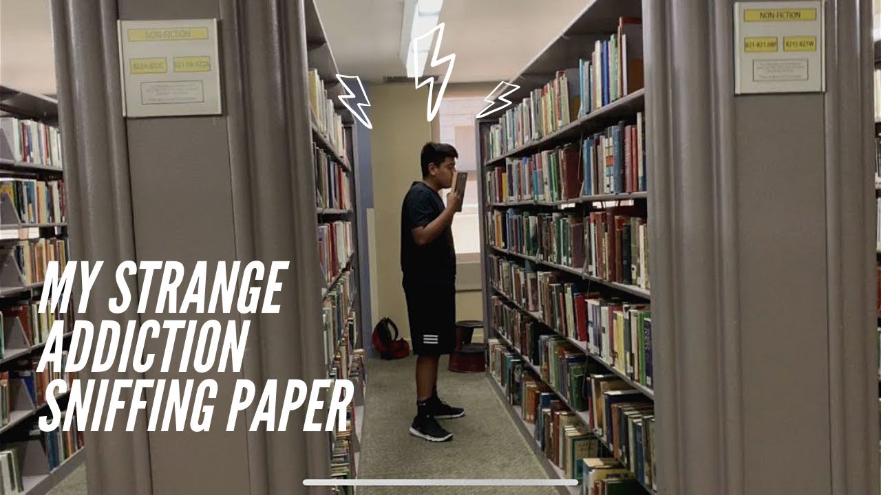 Meet The Kid Addicted To Sniffing Paper