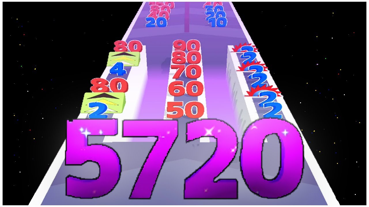 Number Run 3D Merge Master - Gameplay Walkthrough - Levels 36-55