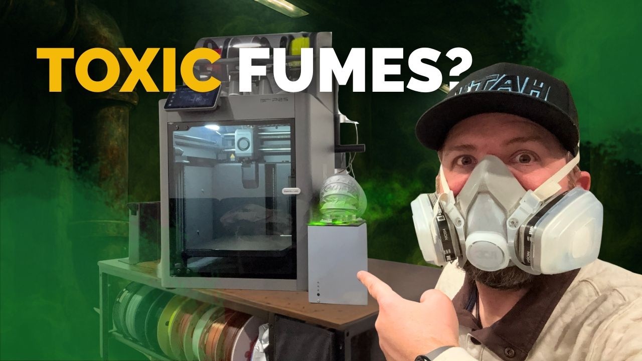 Printing ABS in a Small Room? Here’s My Bambu P2S Filtration Setup