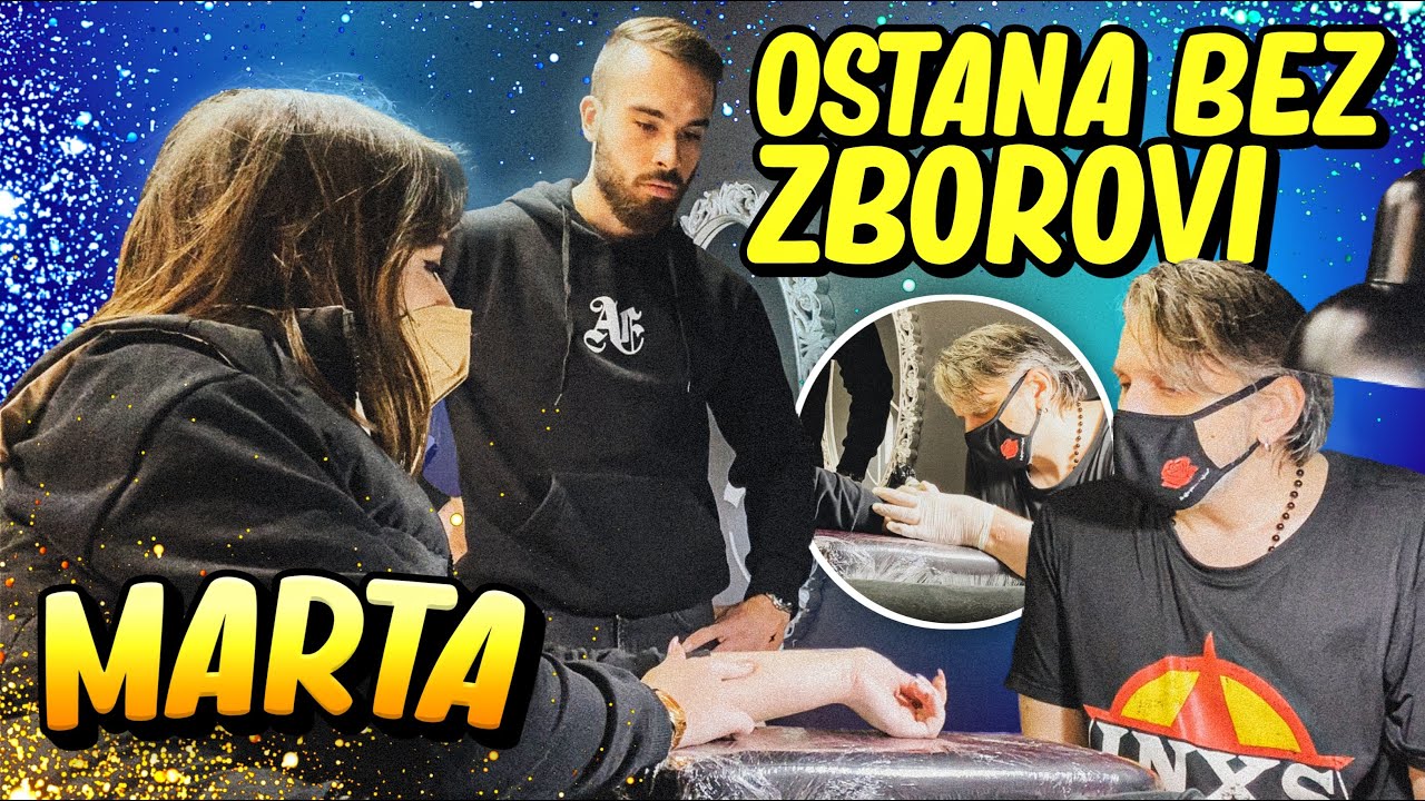 MARTA NEMA DA MOZE DA SE TETOVIRA NIKOGASH! * zaplaka? *