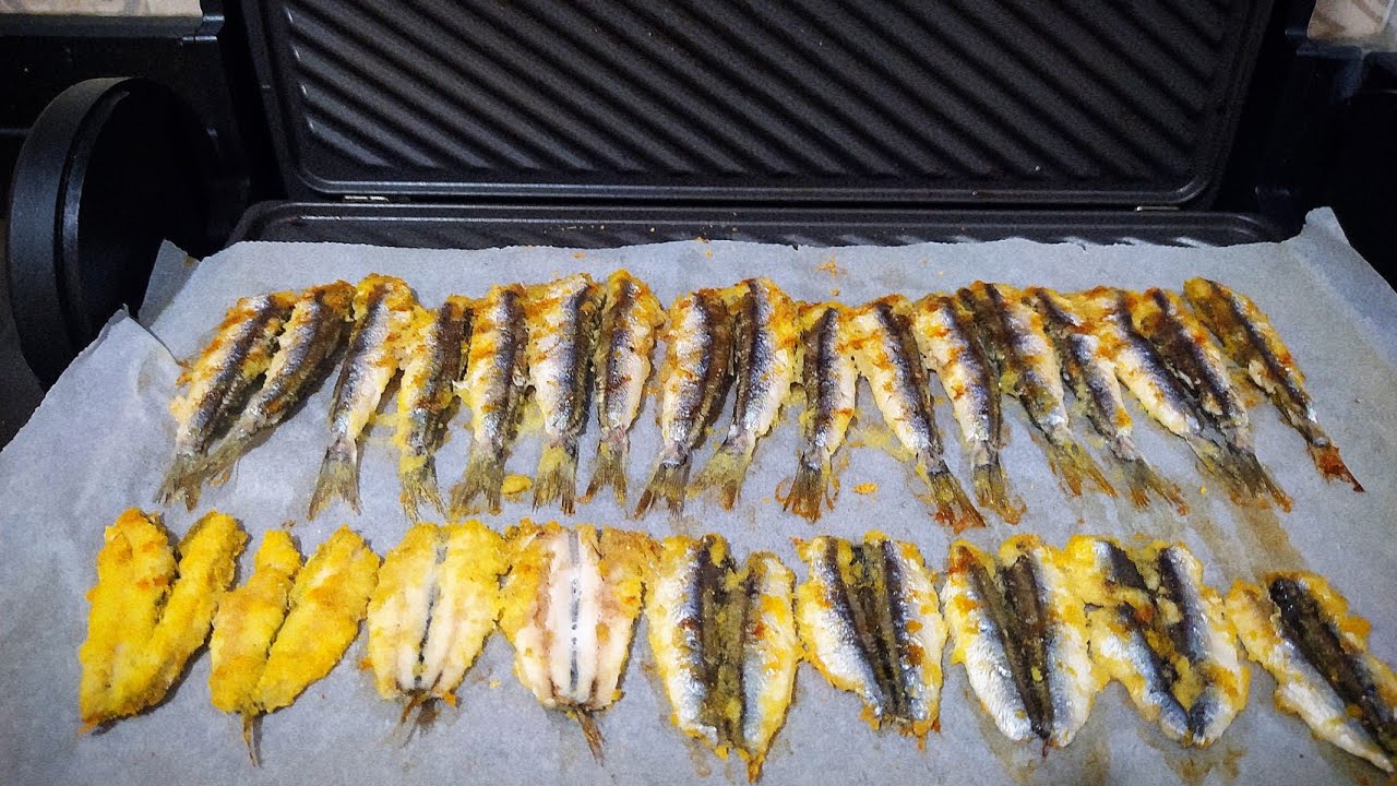 YAĞ KULLANMADAN📢BALIK KOKUSU OLMADAN TOST MAKİNASINDA HAMSİ TARİFİ😍