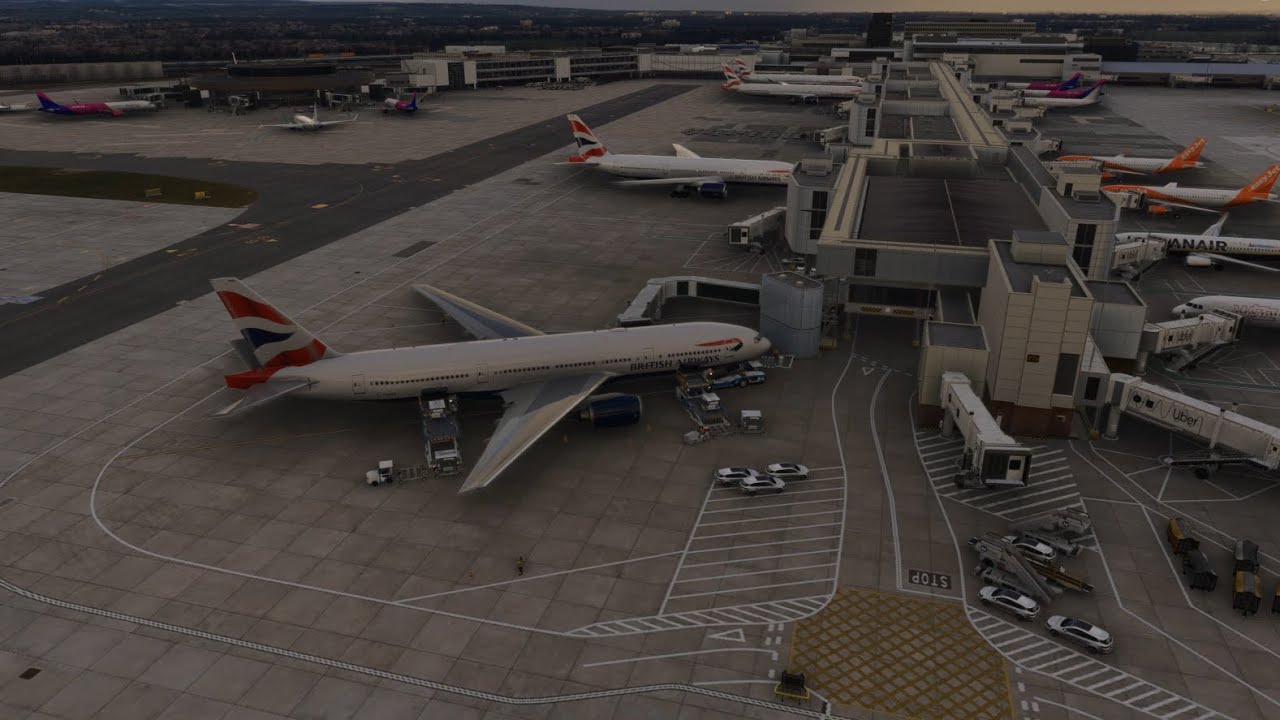 MSFS2024 - PMDG British Airways Boeing 777-236(ER) Gatwick LGW - Cape Town International Airport CPT