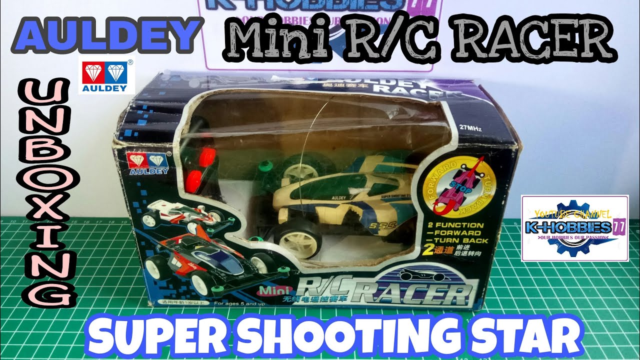 Unboxing Mini R/C Racer Super Shooting Star Auldey [ミニ四駆]