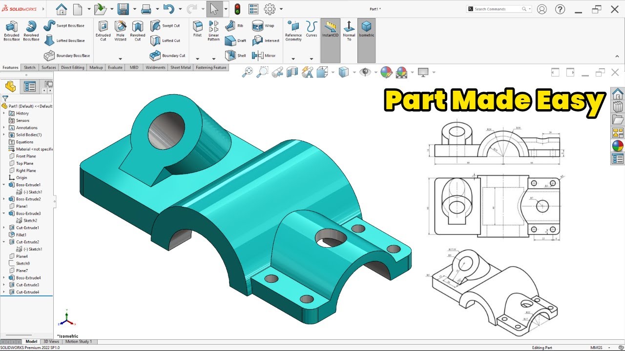 Моделирование деталей в SolidWorks стало проще