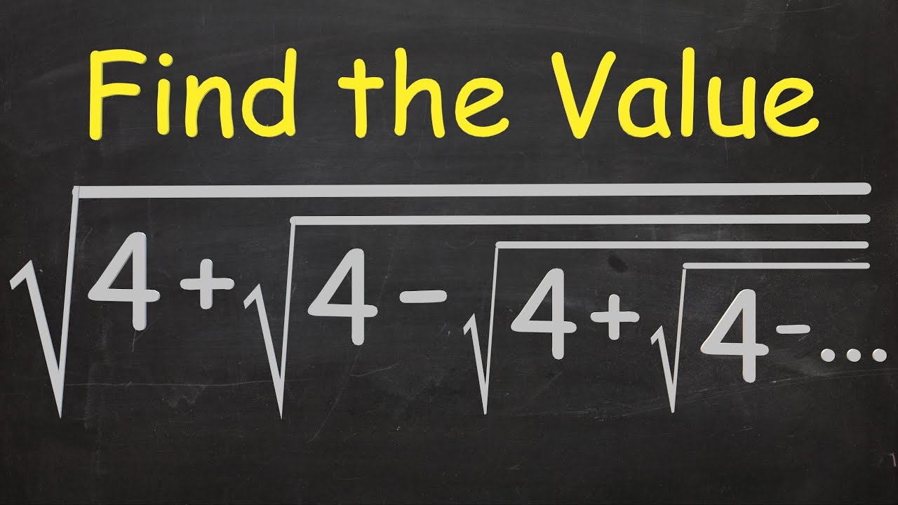 A Nested Radical Expression | Math Olympiad Question