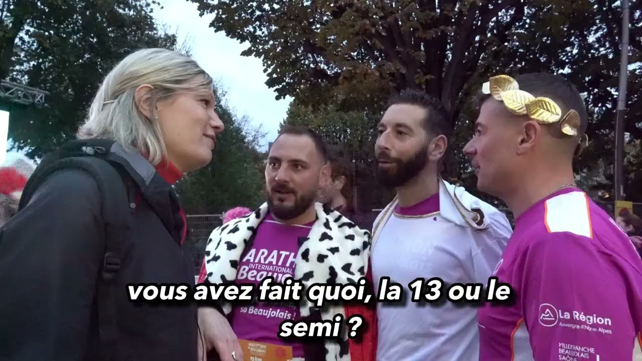 Marathon International du Beaujolais 2023-2024 : parole aux internationaux