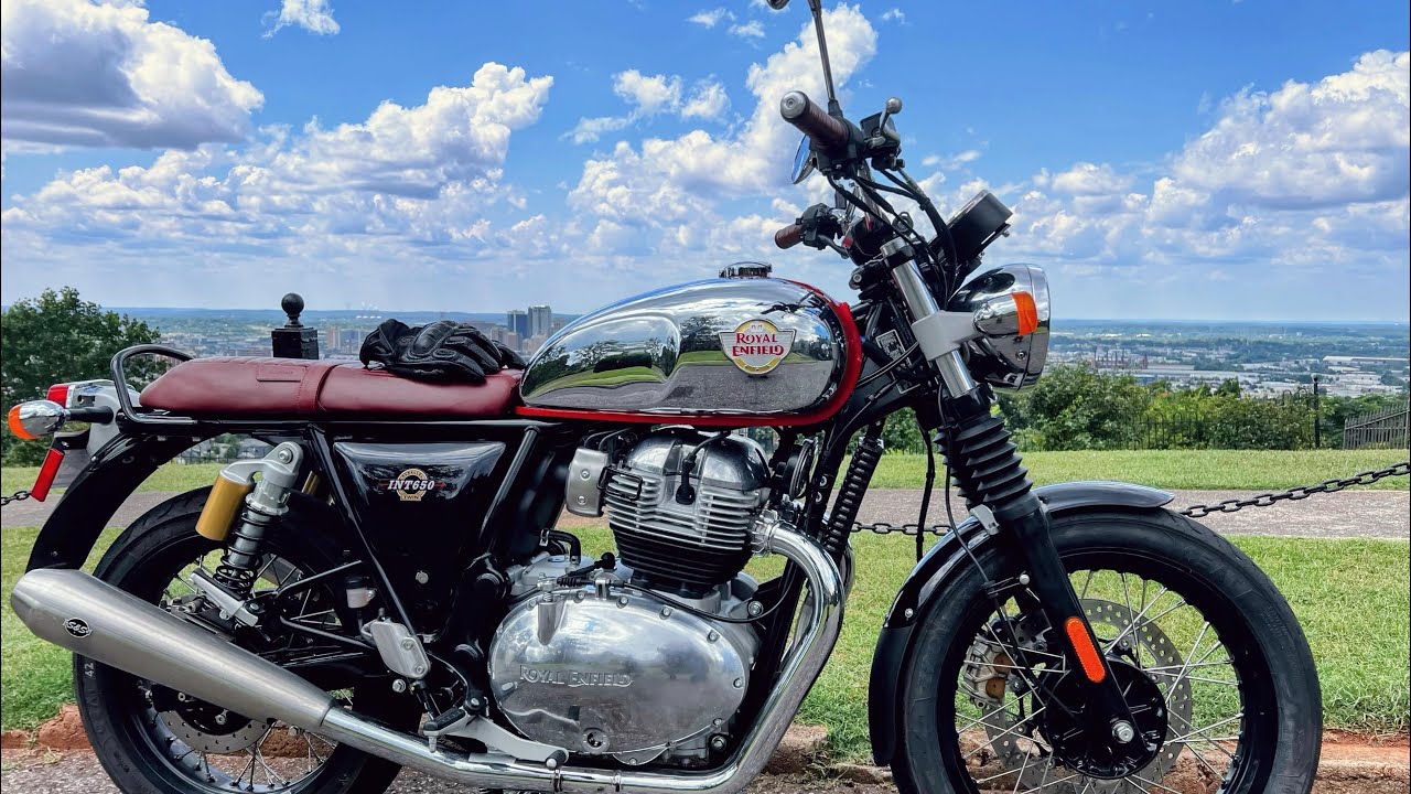 Cruising on an RE Interceptor 650 in the Northwest
