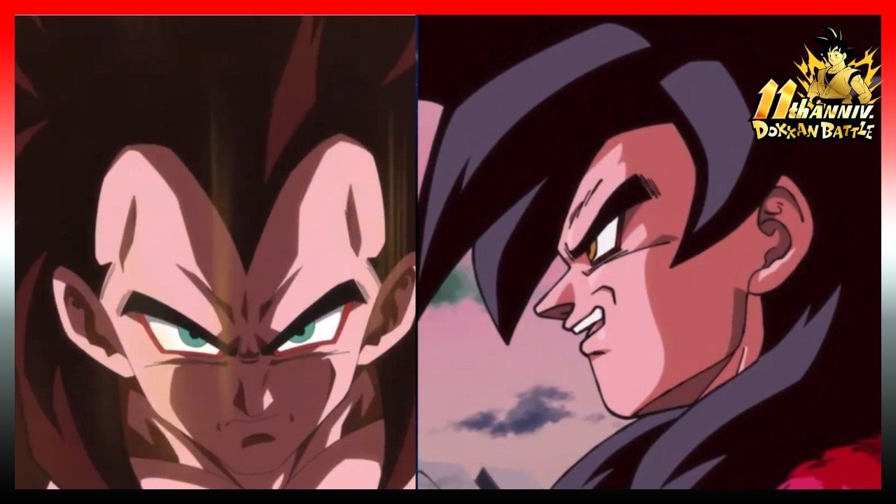 LR INT SSJ4 VEGETA TAG SSJ4 GOKU BREAKDOWN OF KIT (DOKKAN BATTLE 11TH ANNI PART 2)