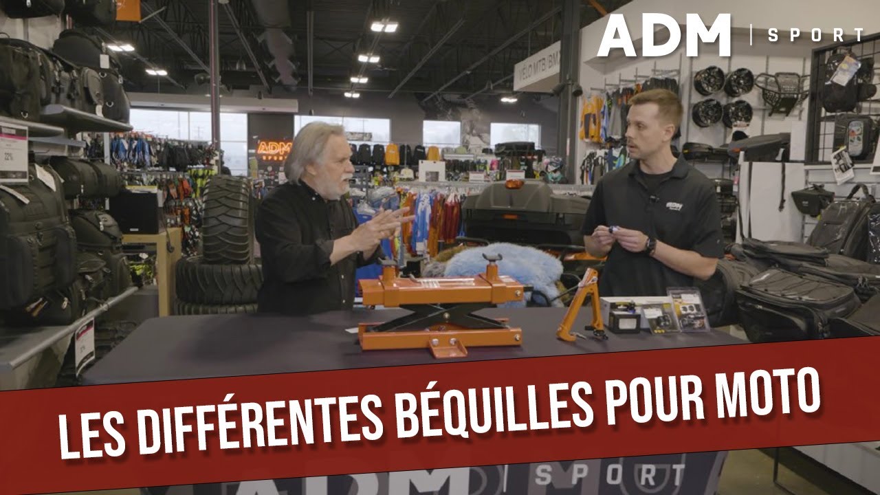Les différentes béquilles pour moto | La capsule ADM Sport