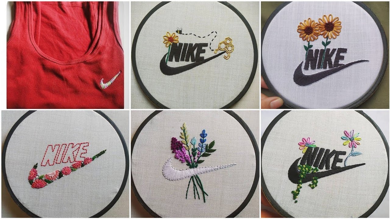 Nike Embroidery Tutorial ✔️ #7 || Embroidery for beginners - Let's Explore