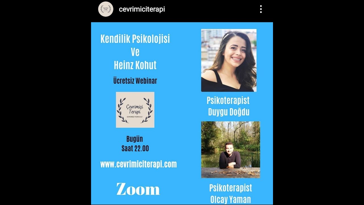 Narsizm ve Heinz Kohut webinarı