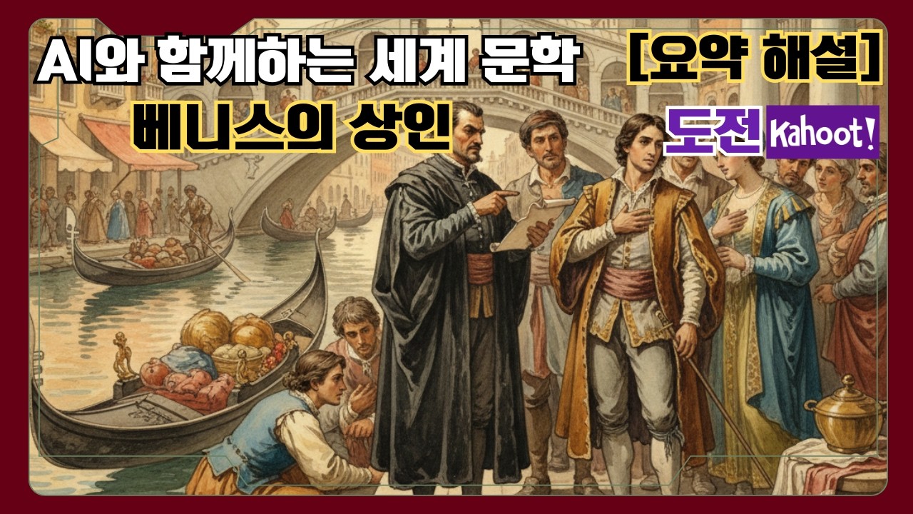 [8분 해설] 베니스의 상인(The Merchant of Venice) 내 심장 옆 '살 1파운드'를 내놓으라는 계약이 법적으로 정당할까?