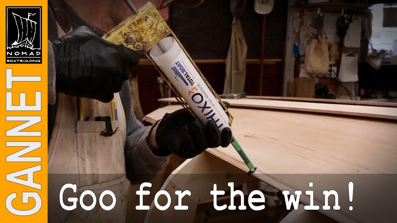 Gluing planks with epoxy two ways - Glued Lapstrake Planking - Pt.5 - Building Gannet - Episode 14