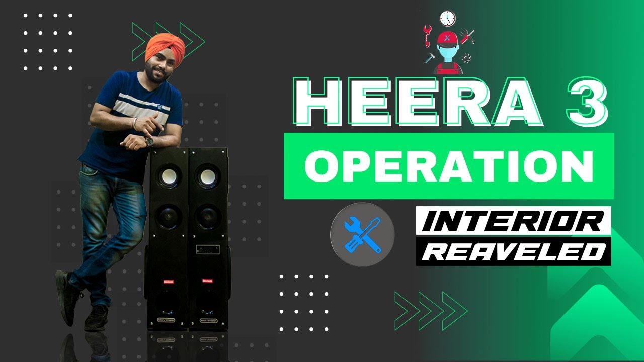 HEERA3 - Details on the Flowbeats Speaker and Subwoofer #speaker #flowbeats #dj