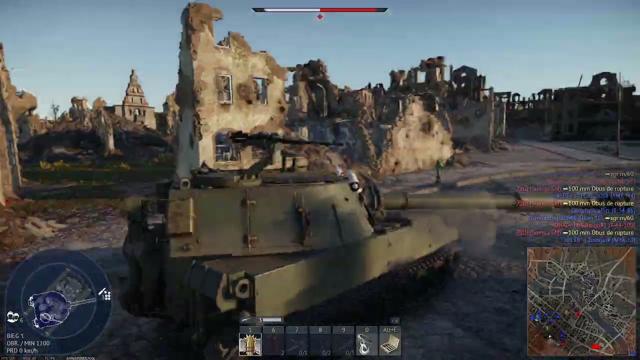 M109 and T26e5 gameplay