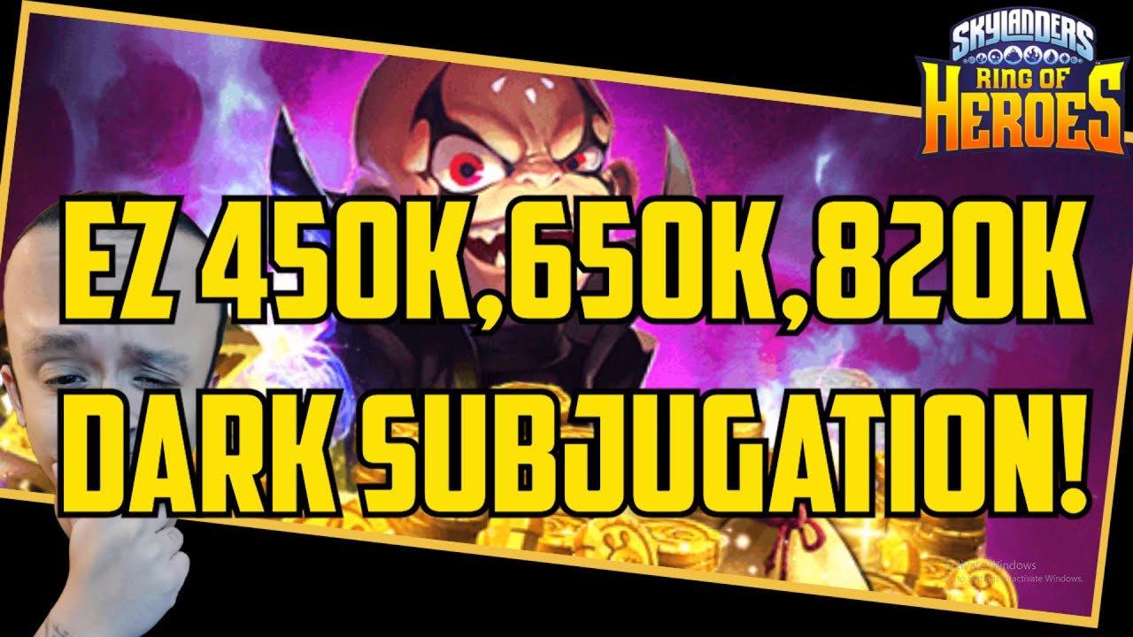 All-in-one Dark Subjugation guide for F2P and whales! (Skylanders: Ring of Heroes Revamp)