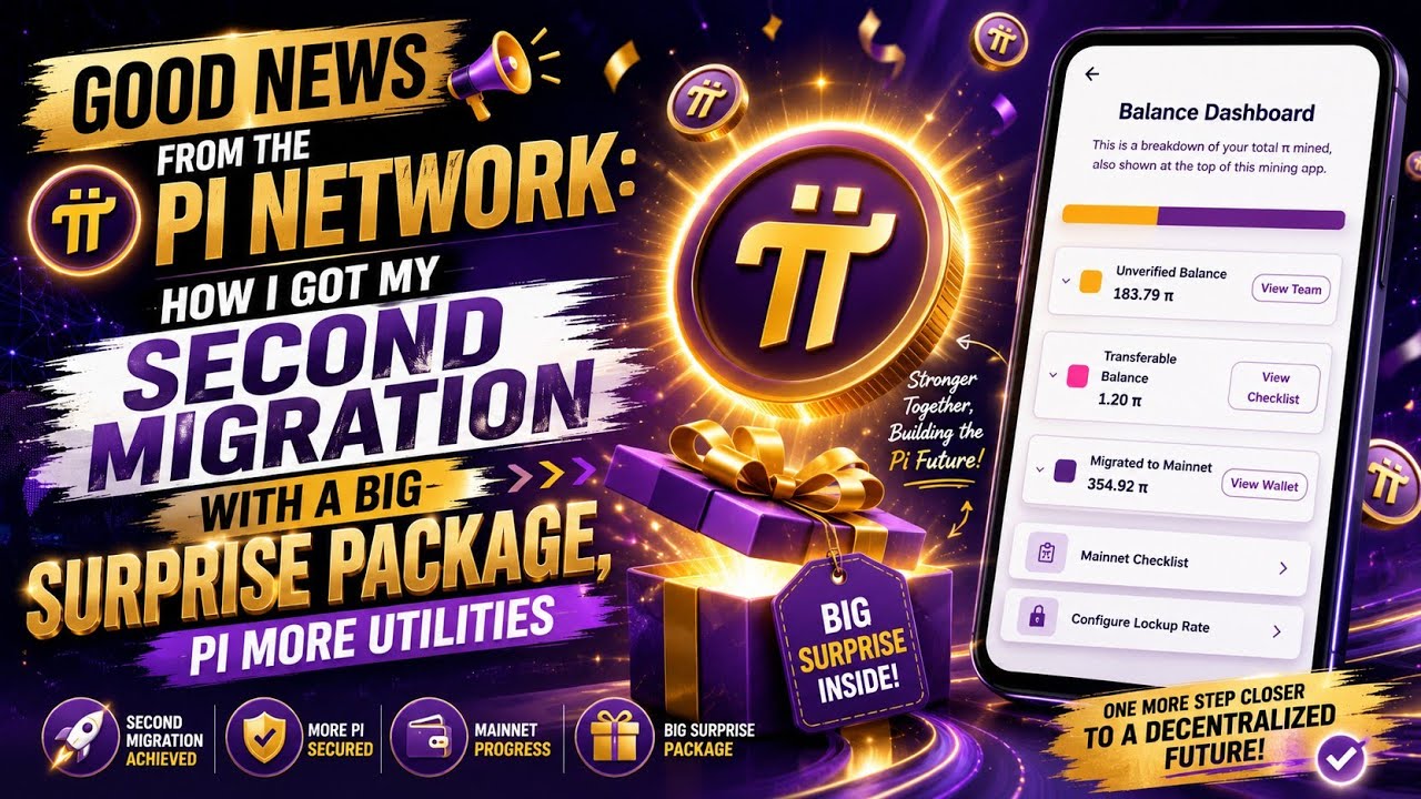 ХОРОШИЕ НОВОСТИ ОТ PI NETWORK: КАК Я ПОЛУЧИЛ ВТОРУЮ МИГРАЦИЮ С БОЛЬШИМ СЮРПРИЗОМ | БОЛЬШЕ ПОЛЕЗНЫ...