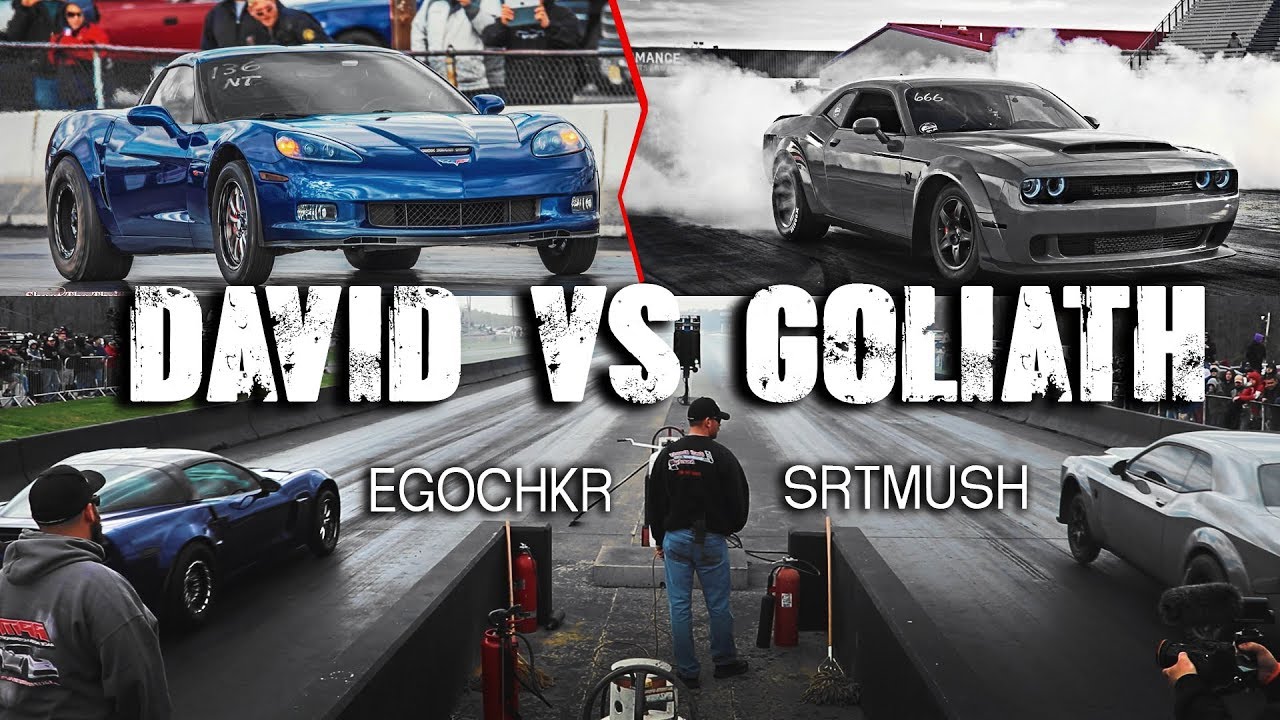 SrtMush's Dodge Demon vs Heads Cam Nitrous C6 Z06