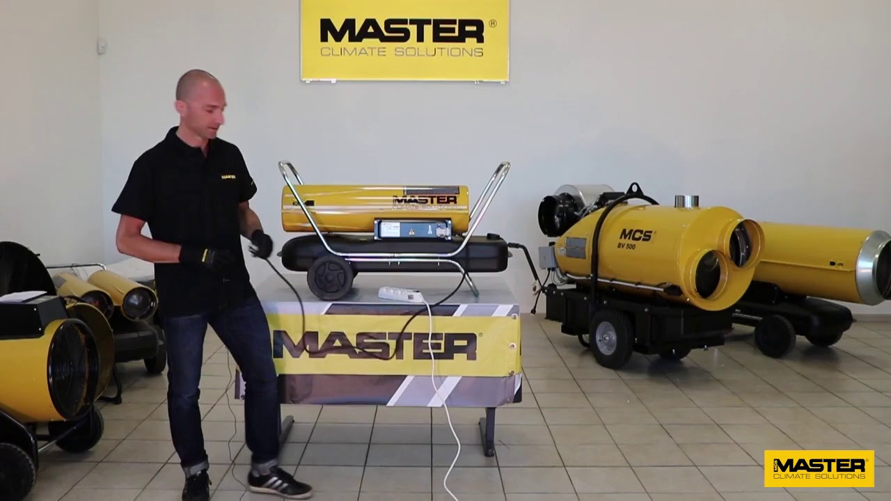 MASTER B 150 direct oil fired air heater