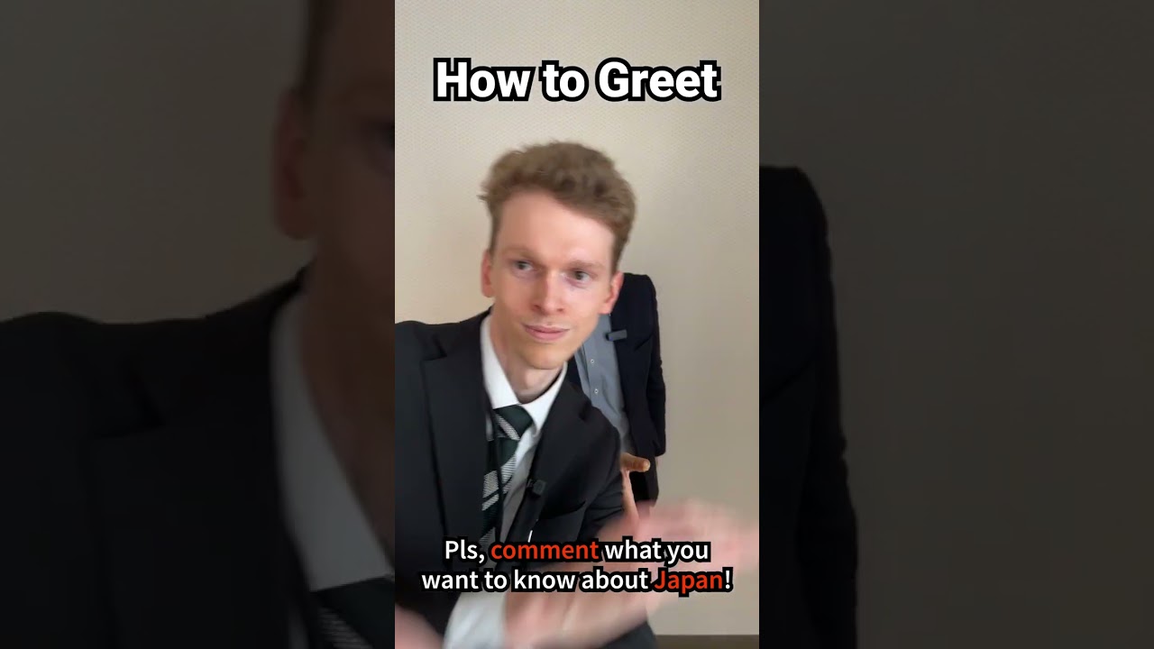 How to properly greet in Japan. (Is shaking hands acceptable?) #japan #niigata #greetings #japanese