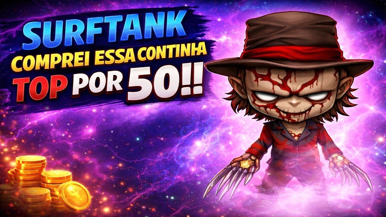 SURFTANK MOSTRANDO A CONTINHA NOVA !!! (FOI MT BARATA)