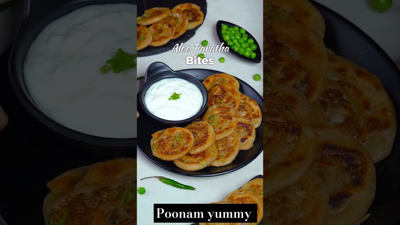 Aloo Paratha Bites#shorts #viral #aloo #recipe #trending #alooparatha #food#viralvideos #shortvideos