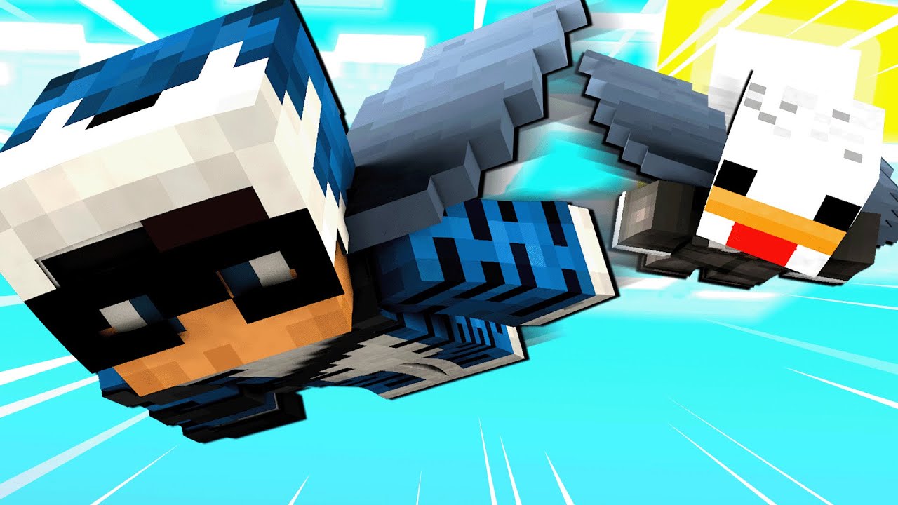 SFIDO BELLAFACCIA AD UNA GARA CON LE ELYTRA - MINECRAFT ITA