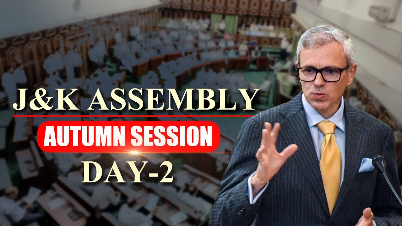 LIVE: 2nd Day of  J&K assembly autumn session 2025 | Omar Abdullah | Statehood | Reservation policy