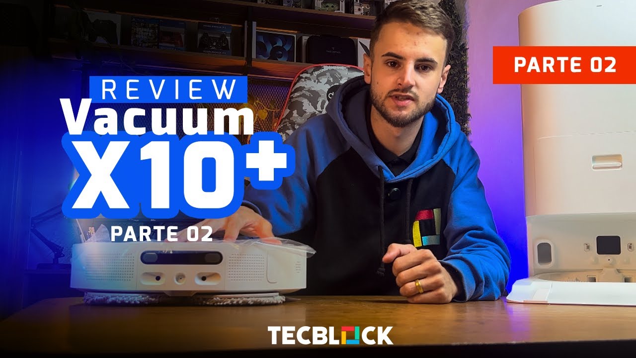 REVIEW VACUUM X10 PLUS - TESTE NA PRATICA - ROBÔ COM BASE AUTO LIMPANTE - PT2