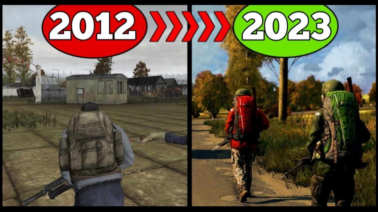 THE EVOLUTION OF DAYZ 10 YEARS!