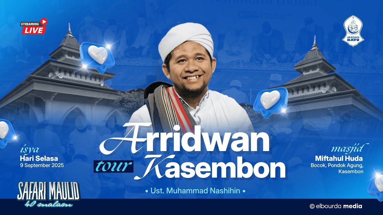 🔴 [LIVE] MALAM KE-27 SAFARI MAULID 40 MALAM AR-RIDWAN KOTA BATU | MASJID MIFTAHUL HUDA | KASEMBON